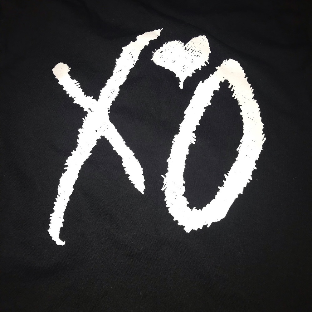 XO The Weeknd classic black tee